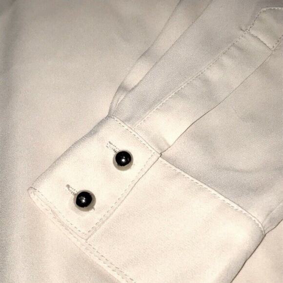 Forever 21 Pink Collared Button Down Sheer Blouse - Picture 8 of 10